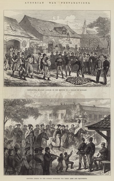 Preparativos de guerra austriacos de Walter Paget